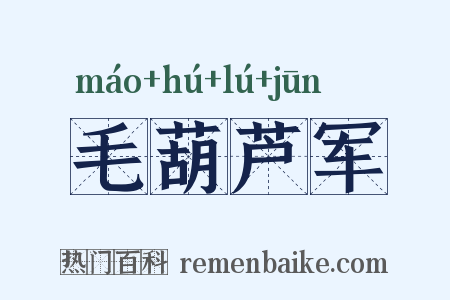 毛葫芦军是什么意思的图片